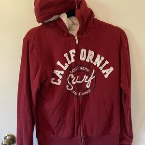 Fleece lined hoodie